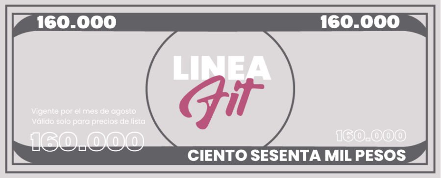 BILLETE LINEA FIT $160.000